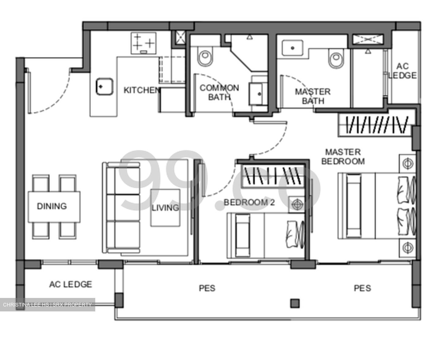 The Enclave . Holland (D10), Apartment #458396051